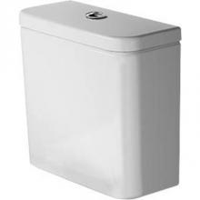 Duravit 0941100092 - Duravit No.1 1.6/0.8 GPF Dual Flush Toilet Tank in White with Top Push Button Flush