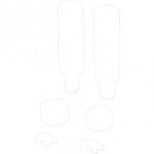 Duravit 1003600000 - Dampers Set for Seat and Cover Foster 0062790000