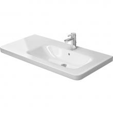 Duravit 2326100060 - Furniture washbasin 100cm DuraStyle white, bowl-r., w.OF, w.TP, w/o