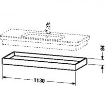 Duravit DS618301818 - DS Washbasin trim White Matt for DuraStyle