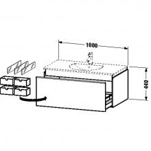 Duravit DN646205151 - DN Vanity unit Pine Terra