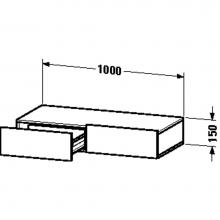 Duravit DS827005243 - Duravit DuraStyle Shelf With Drawer  European Oak