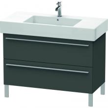 Duravit XL654404949 - Duravit X-Large Two Drawer Floorstanding Vanity Unit Graphite