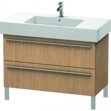 Duravit XL654405252 - Duravit X-Large Two Drawer Floorstanding Vanity Unit European Oak