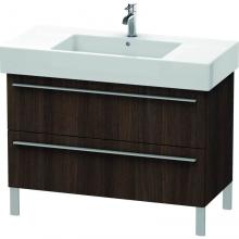 Duravit XL654405353 - Duravit X-Large Two Drawer Floorstanding Vanity Unit Chestnut Dark