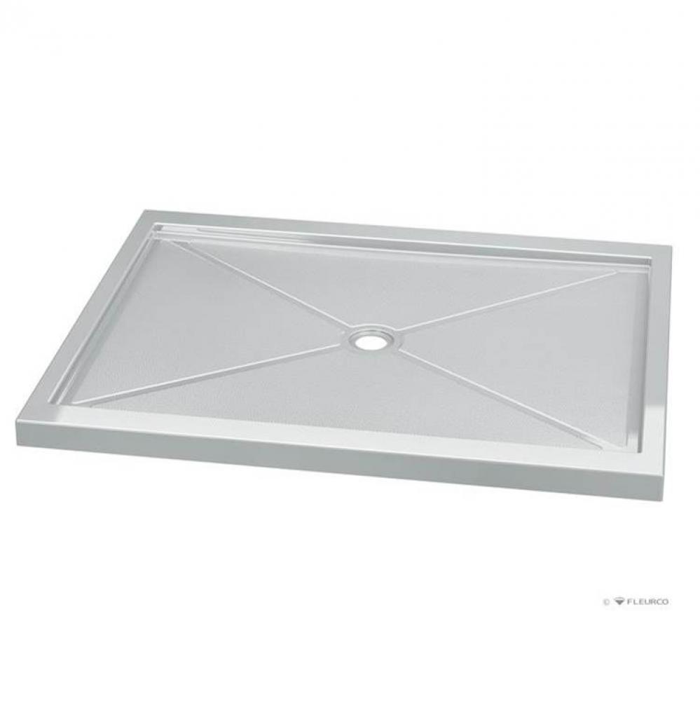 QUAD BASE CENTER DRAIN/3672/WHITE