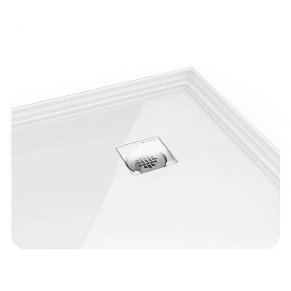 SQUARE BASE LOW-PROFILE/36''/WHITE