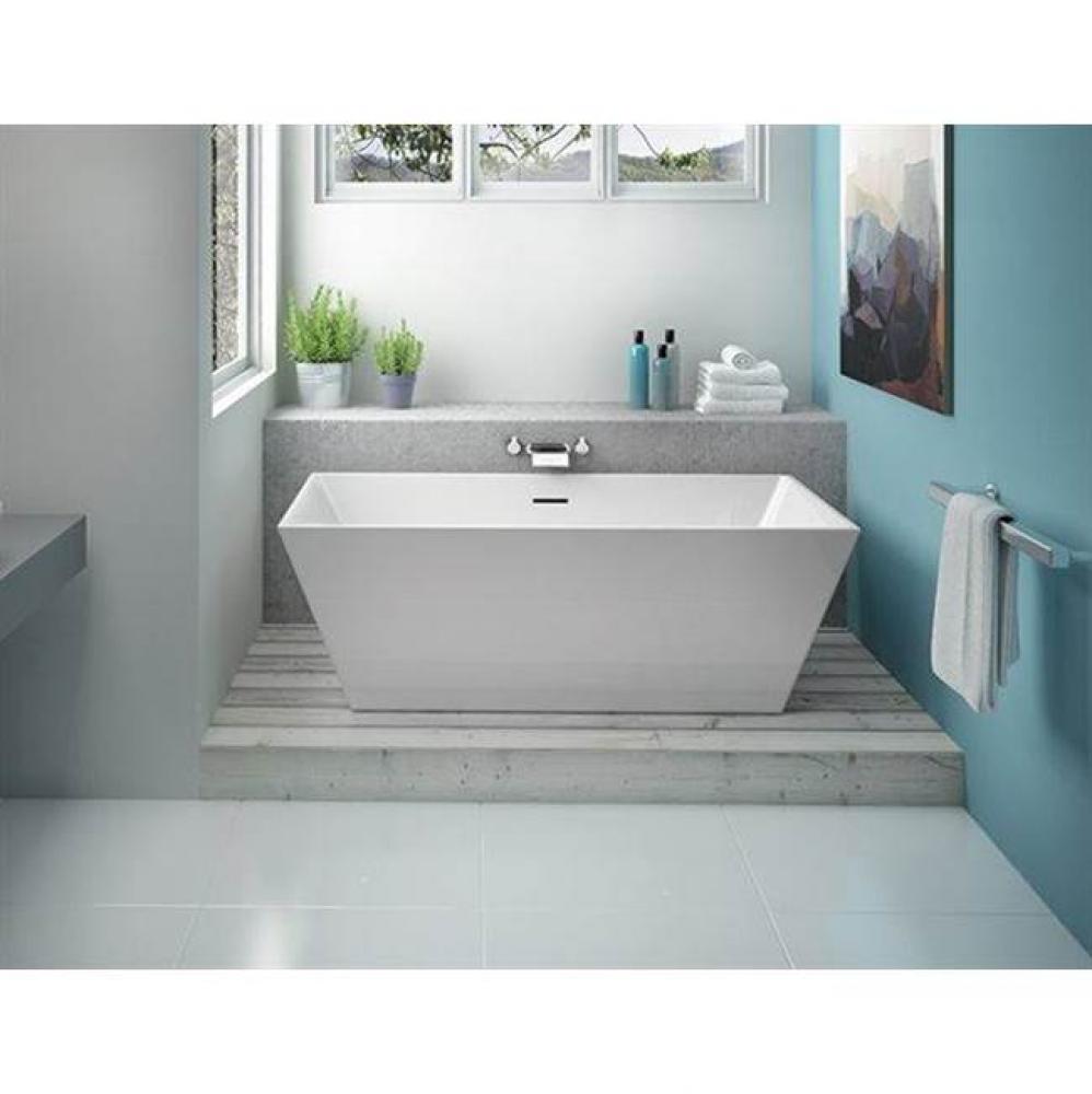 ARIA CALANDO PETITE TUB/5631/WHITE/WHITE DRAIN COVER