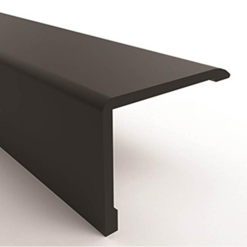 Fibo large L shaped finishing profile | Black |L:94.5'' [2400]