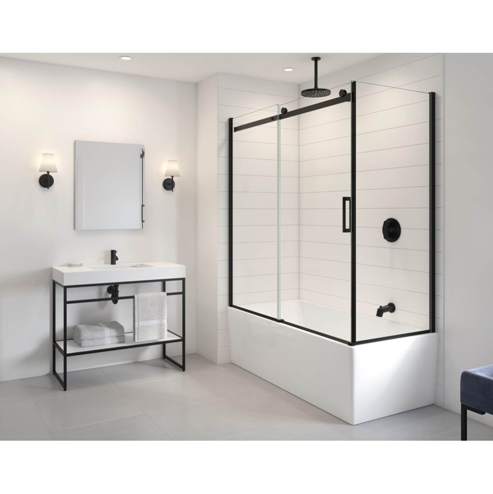 LUNA STAK VANITY/COUNTERTOP WITH APRON/32'' WIDE/SQUARE/WHITE