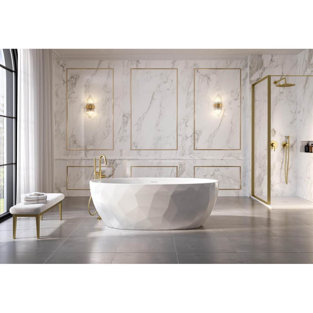 ARIA TONNETZ TUB/6732/WHITE/WHITE DRAIN COVER