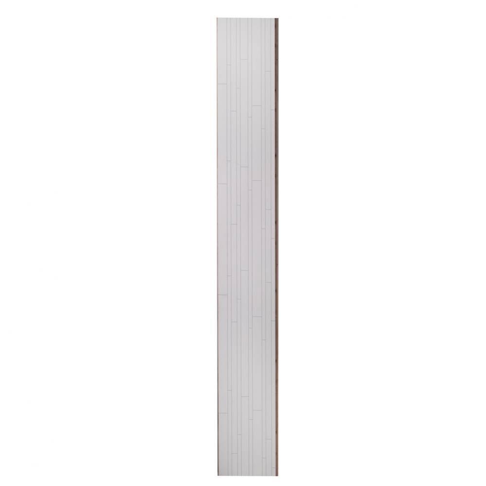 Fibo wall accent panel, 12.6 x 94.5,WHITE SLATE 4091, click 2 sides