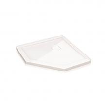 Fleurco ALN42-18-B - NEO-ANGLE BASE LOW-PROFILE/42''/WHITE