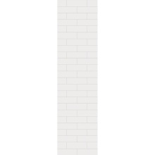 Fleurco FB2-4PAN-3091-M74 - FIBO FLEX 2-SIDED WALL KIT/ DENVER WHITE M74 /4 X 24'' PANELS