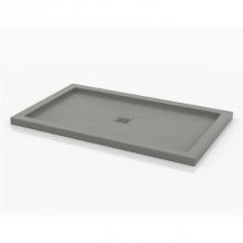 Fleurco ATAM3648-17 - TAVIA BASE /SMOOTH TEXTURE /36 x 48 /COCOA /WITH METAL GRID