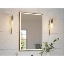 Fleurco MFA4236-15 - ARTUS FRAMED MIRROR 42'' W x 36'' H +DEFOG +LIGHT, GUN METAL