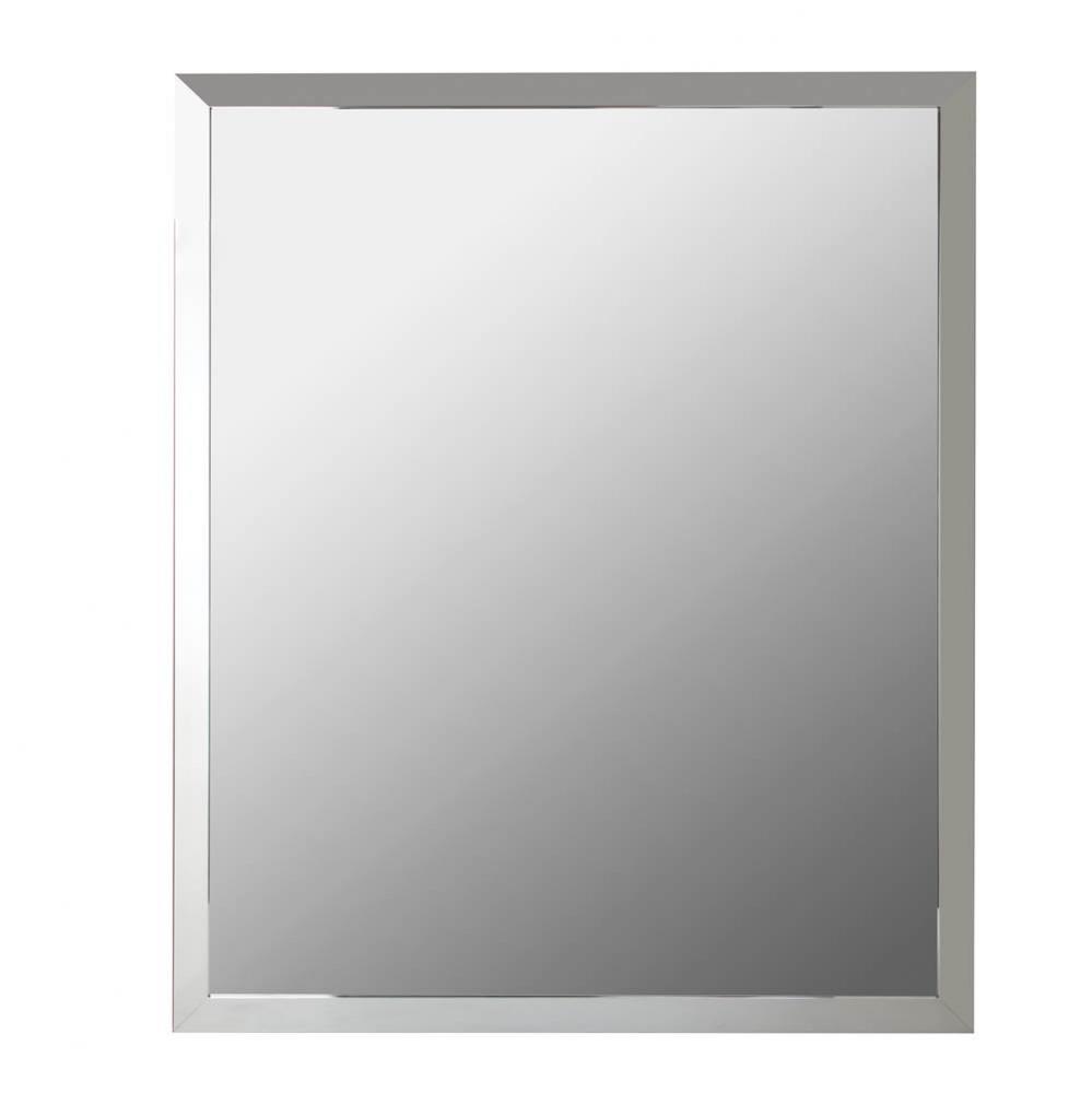 30X36 Aluminum Framed Mirror Silver