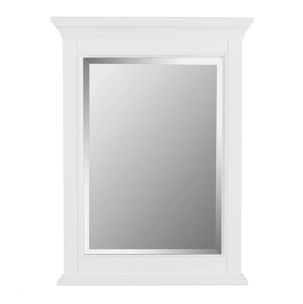 Brantley 24'' White Framed Mirror