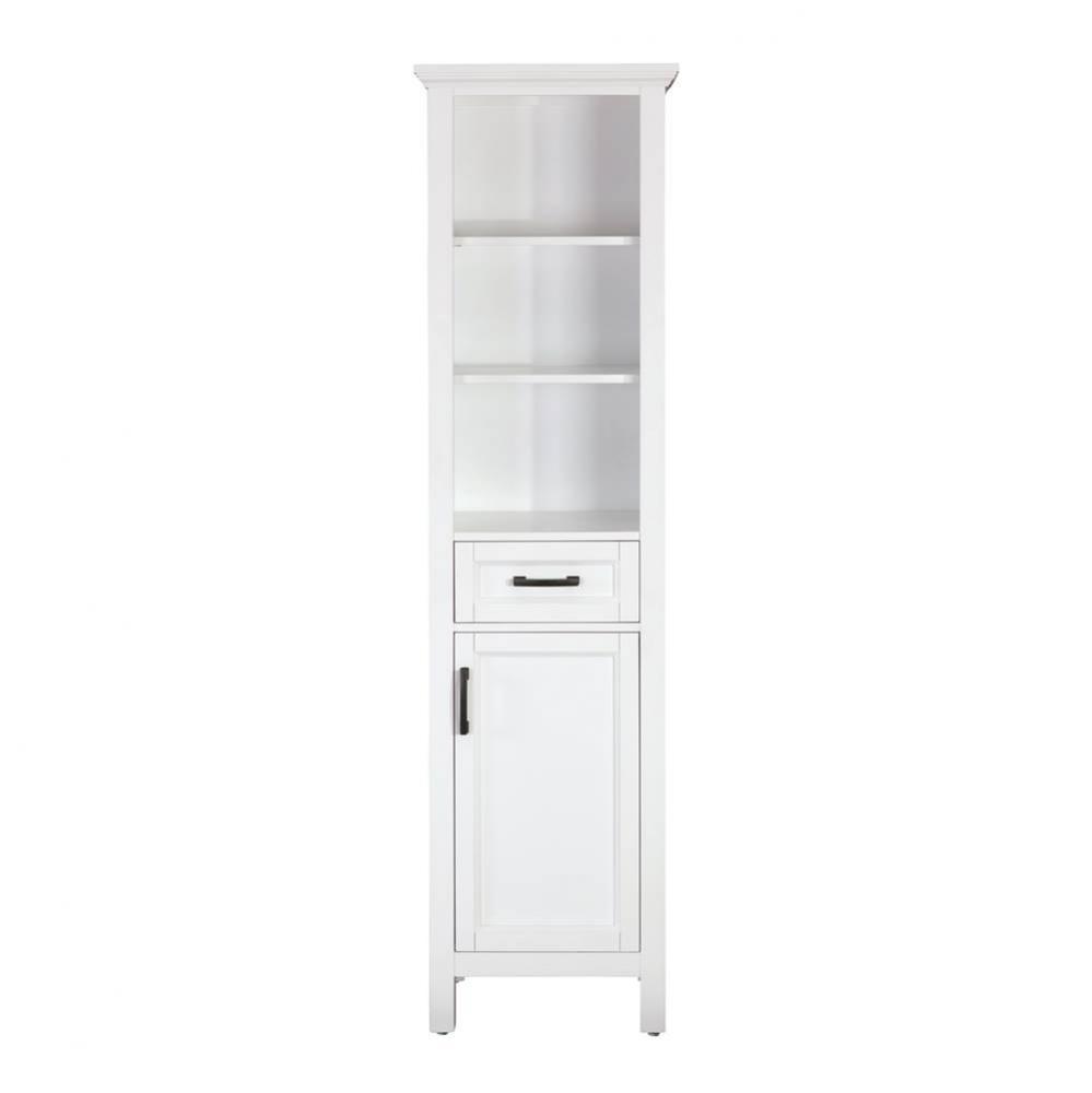 Georgette Linen Cabinet Open Grain