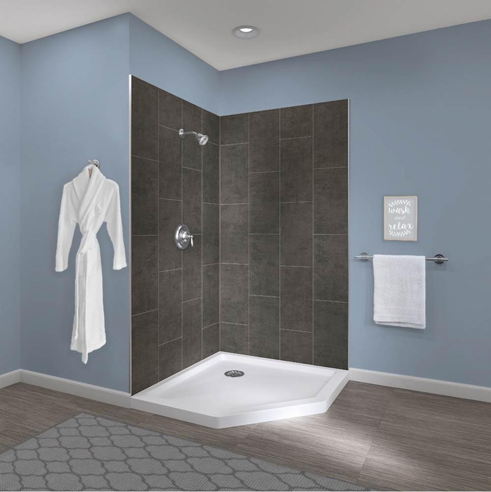 42'' X 42'' X 78'' Shower Wall Kit Slate