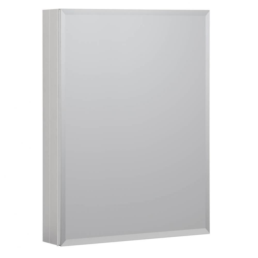 Metal Medicine Cabinet 23'' X 30'' Beveled Mirror, ,  Satin