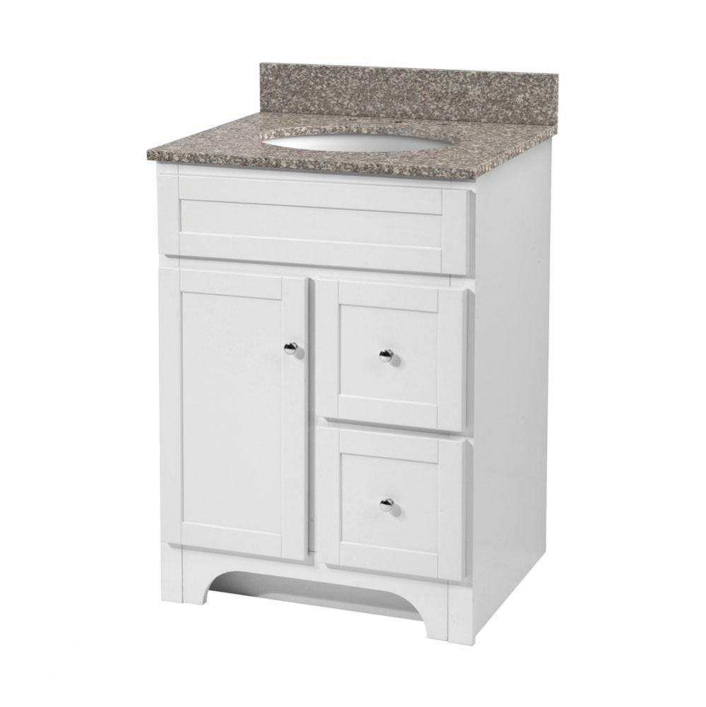 Worthington 24 inch white bathroom