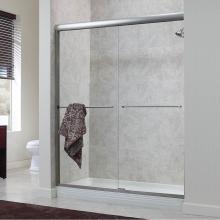 Foremost CVSS6072-CL-SV - Cove 1/4'' Frameless By-Pass Sliding Shower Door