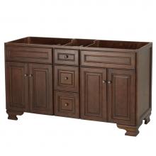 Foremost HANA6021D - Hawthorne 60 inch walnut bathroom