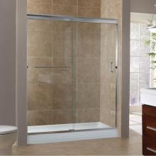 Foremost MRSS6072-CL-SV - Marina 3/8'' Frameless By-Pass Sliding Shower Door