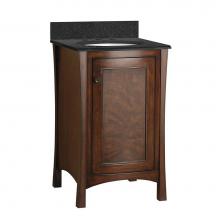 Foremost SACVT2021 - Saville 21 inch French roast bath vanity with Midnight Pearl granite