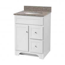 Foremost WRWA2421D - Worthington 24 inch white bathroom