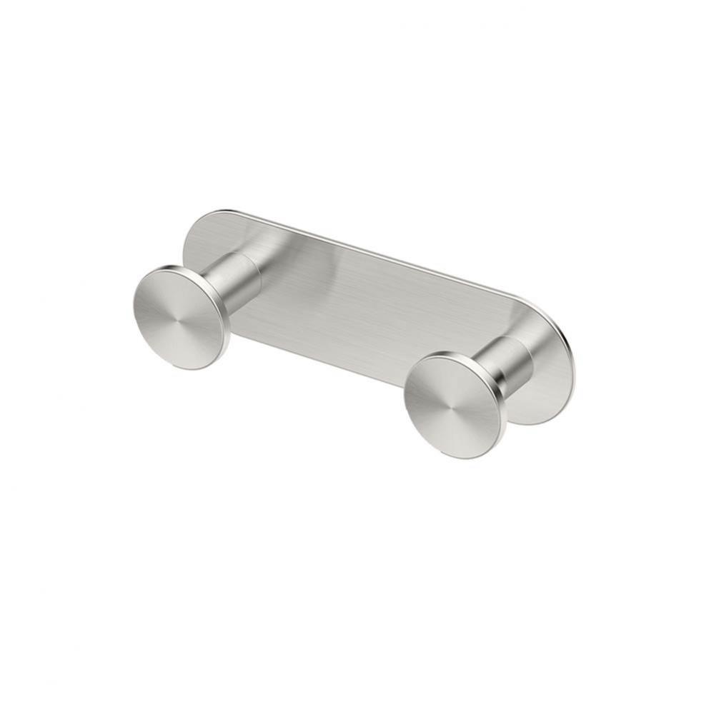 Glamour All Modern Décor 6.5''L Double Robe Hook, Satin Nickel