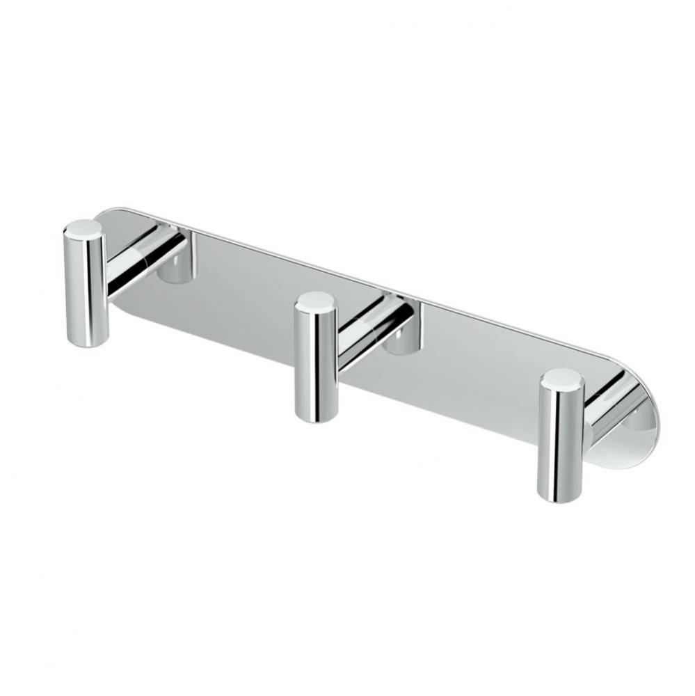 Latitude, All Modern Décor 11'' L Triple Robe Hook, Chrome