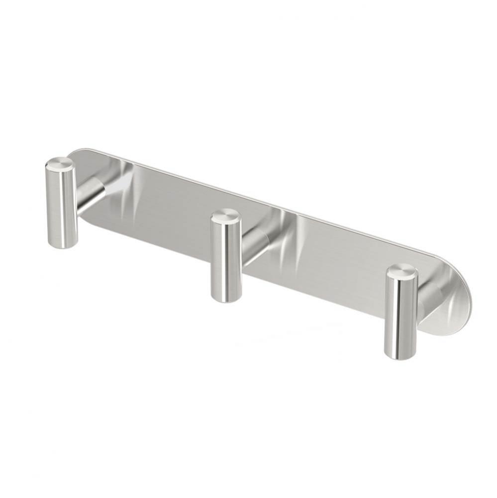 Latitude, All Modern Décor 11'' L Triple Robe Hook, Satin Nickel