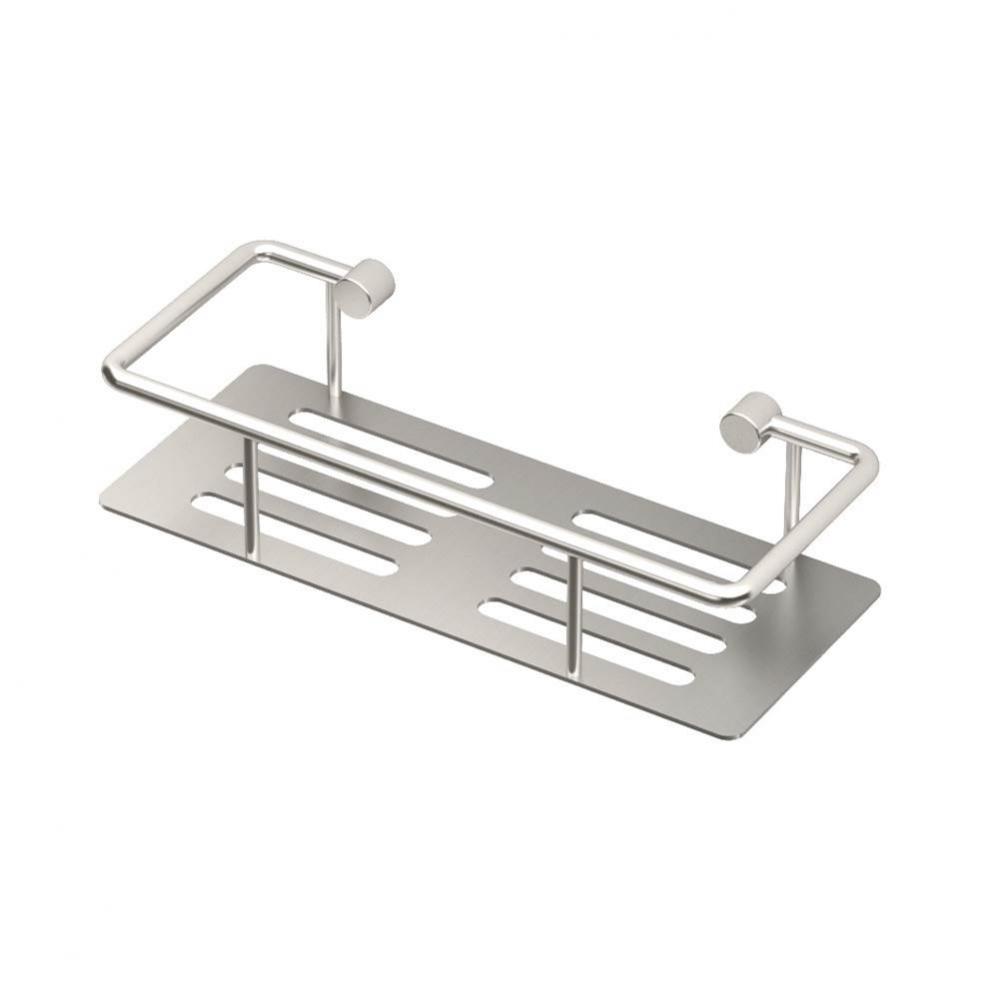 Rectangular Shower Shelf, Satin Nickel