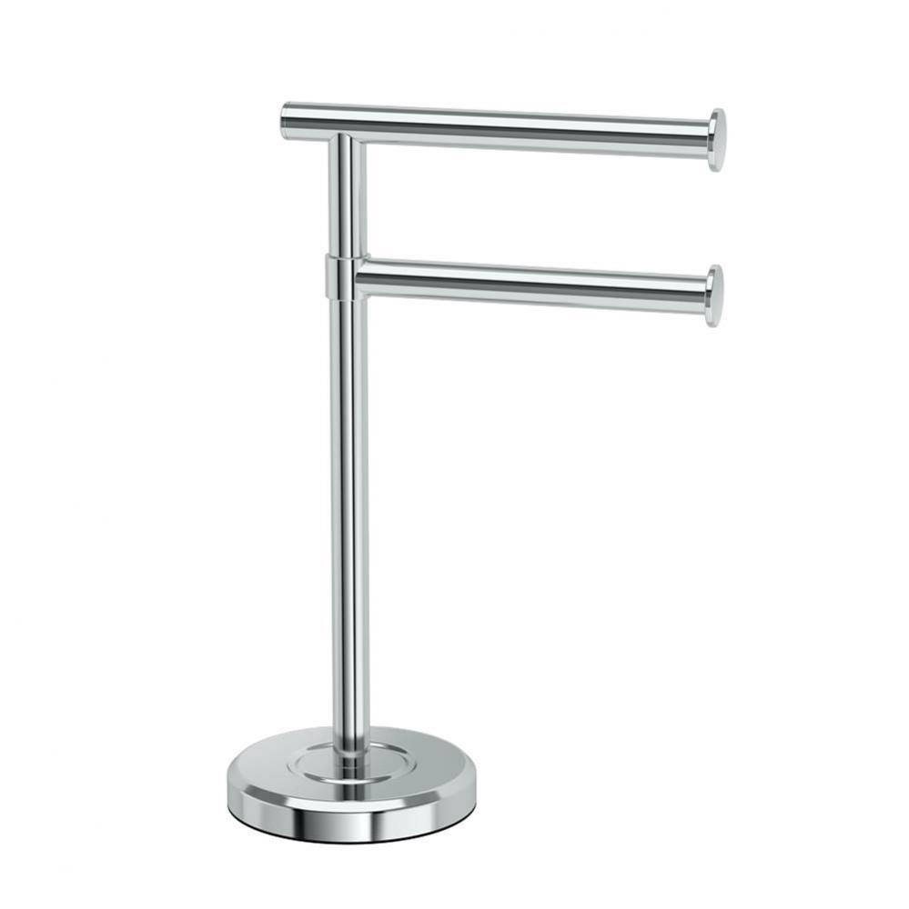 Countertop Finger Towel Stand, Chrome