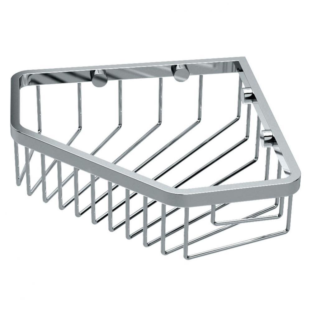 Corner Shower Basket 8.5''W, Chrome