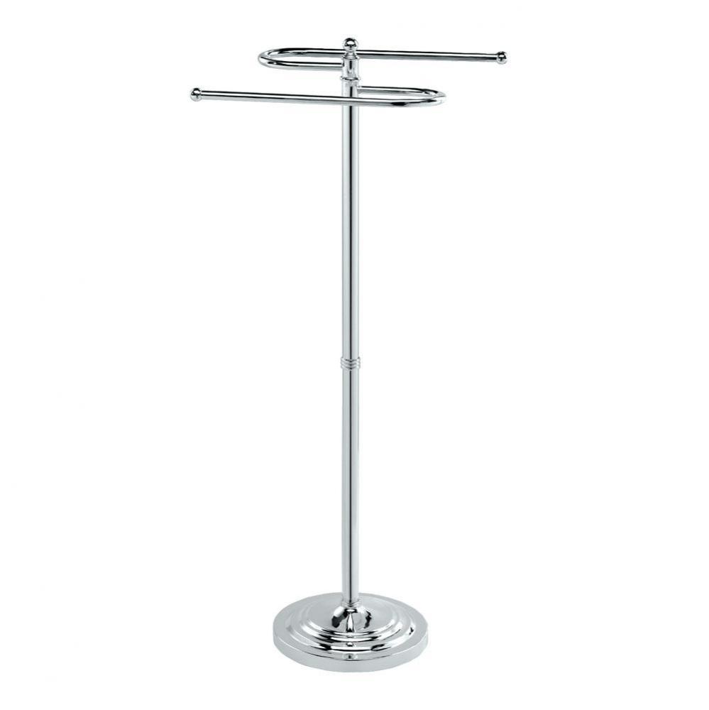 Floor S-Style Towel Stand, Chrome