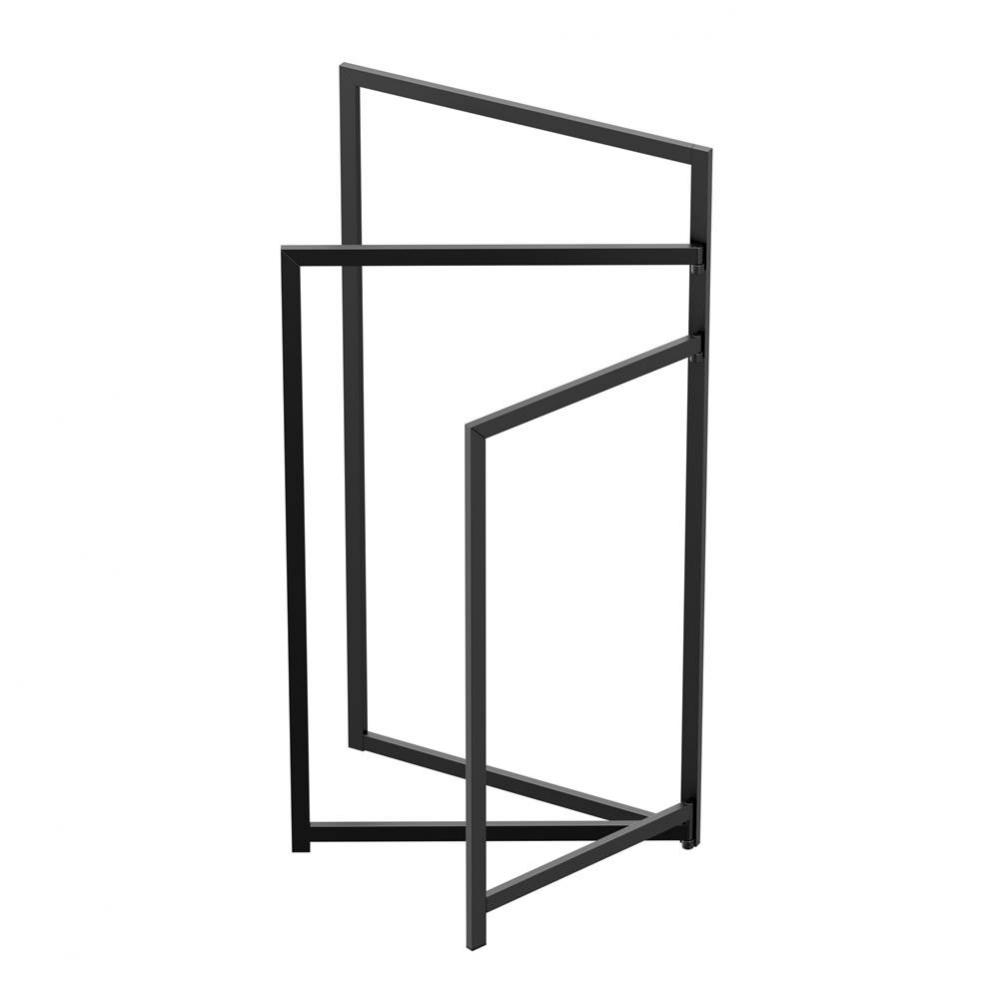 Décor Bath Towel Holder 31''H, Matte Black