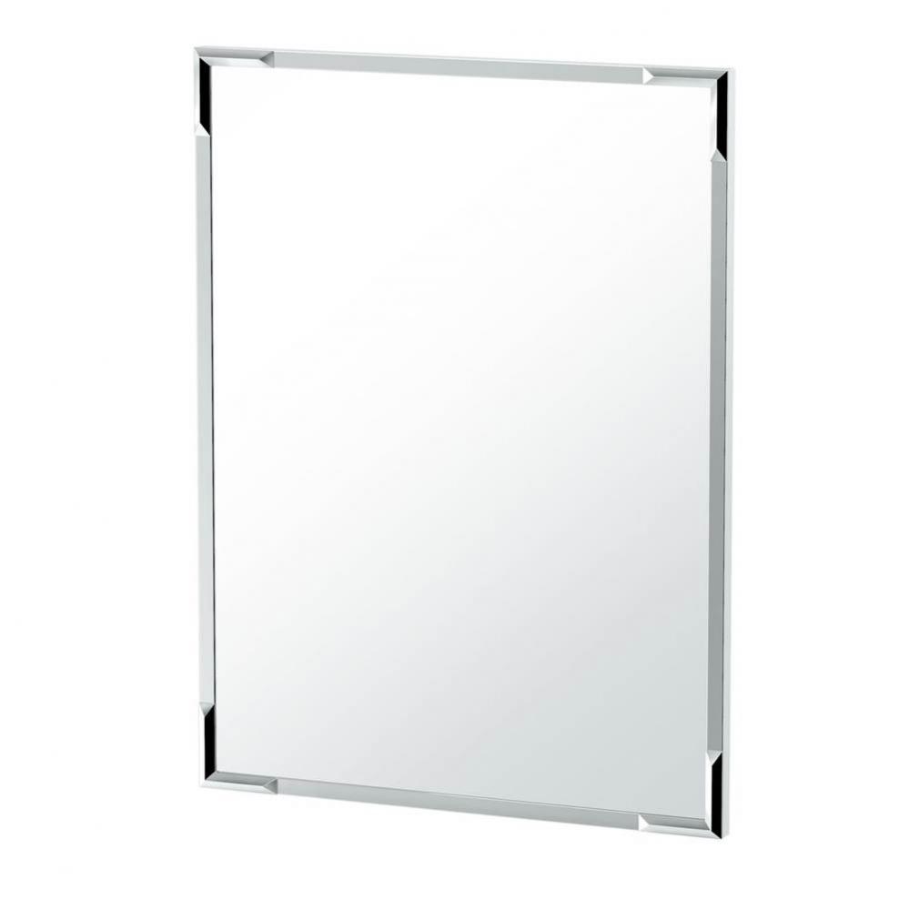 Faceted Flush Mount 32.5''H Rectangle Mirror