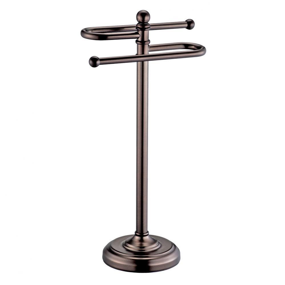 Countertop S-Style Hand Towel Holder Bronze