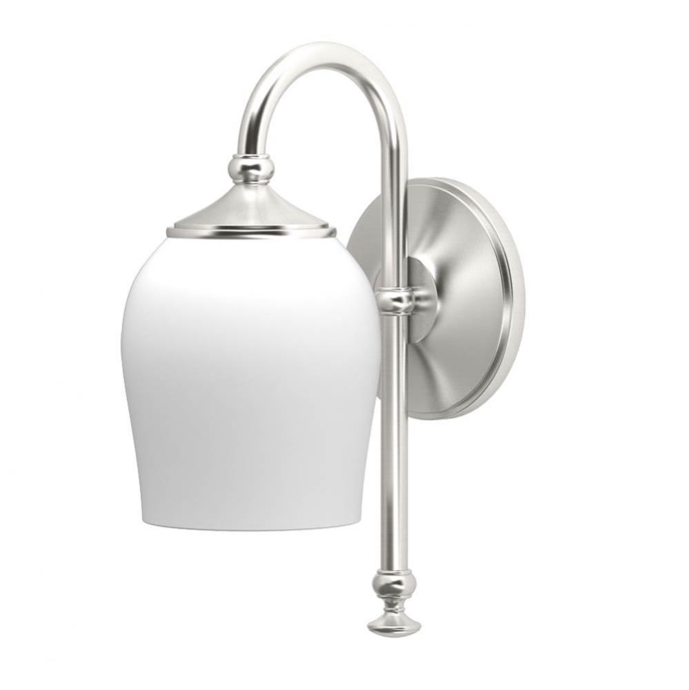 Tavern Single Sconce, Satin Nickel