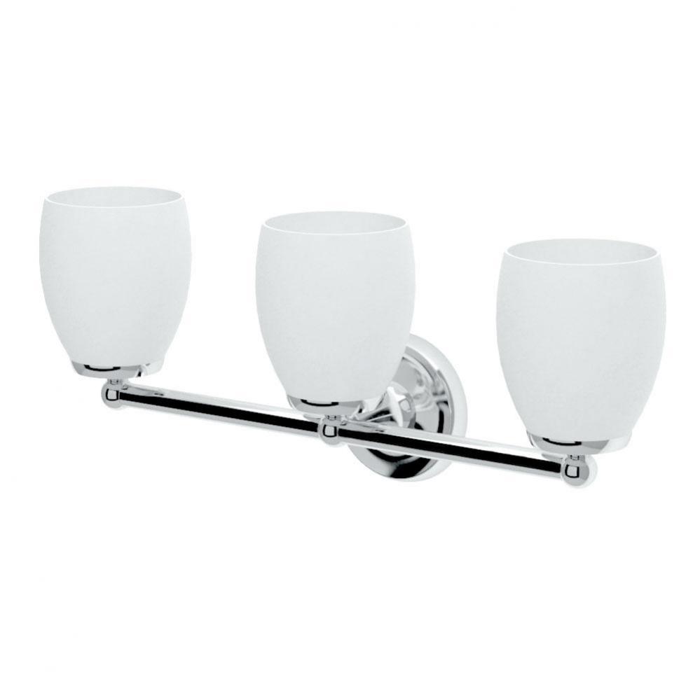Designer II Triple Sconce, Chrome