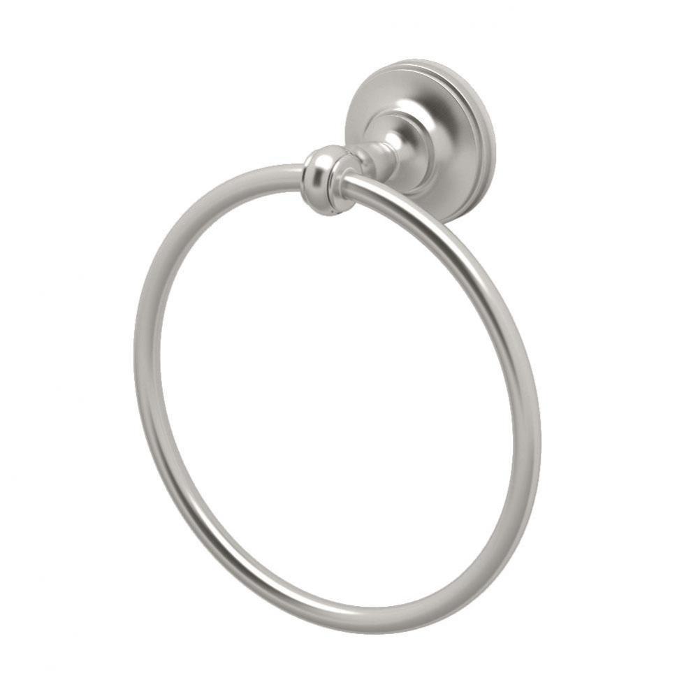 Tavern Towel Ring, Satin Nickel