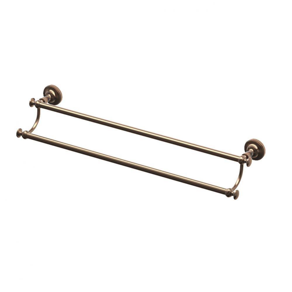 Tavern 24'' L Double Towel Bar, Bronze