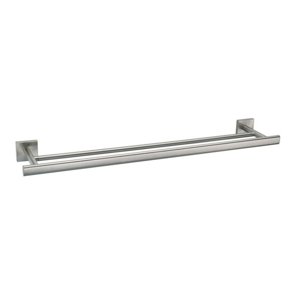 Elevate 24''L Double Towel Bar, Satin Nickel