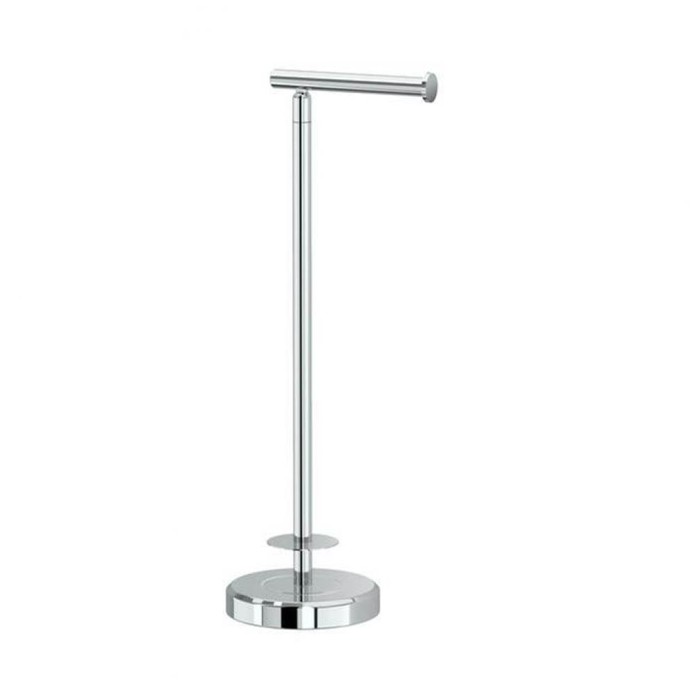 Latitude Standing Tissue Holder with Storage 22''H, Chrome