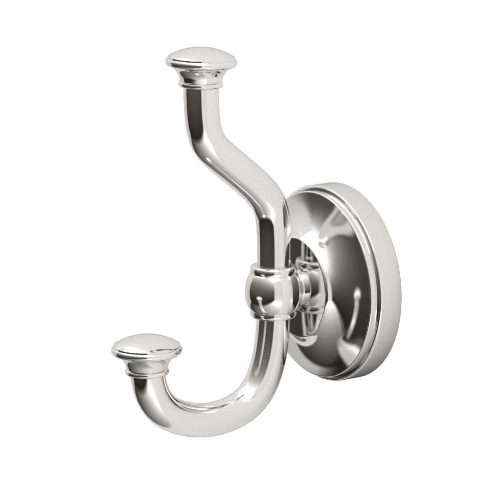 Tavern Robe Hook, Polished Nickel