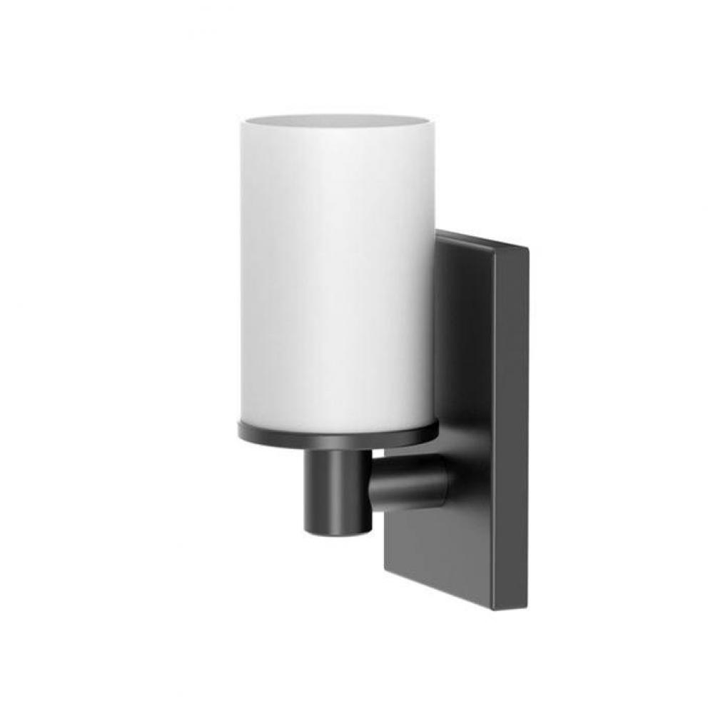 Modern Farmhouse Single Sconce, Matte Black