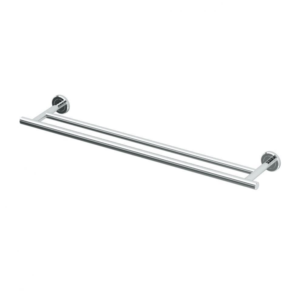 Latitude 24''L Double Towel Bar, Chrome